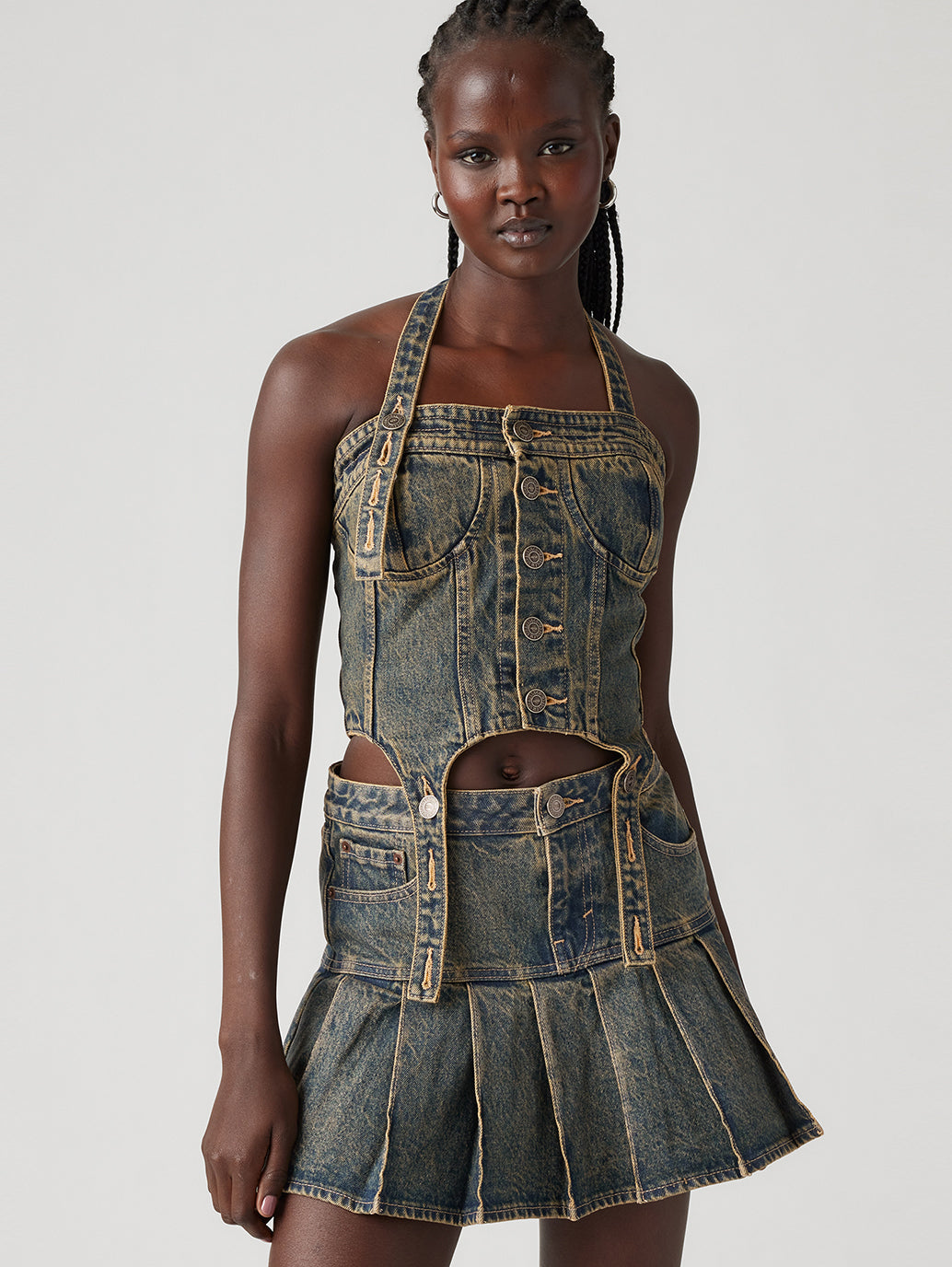 Levi’s® x ADSB Andersson Bell Denim Corset - styleshot View
