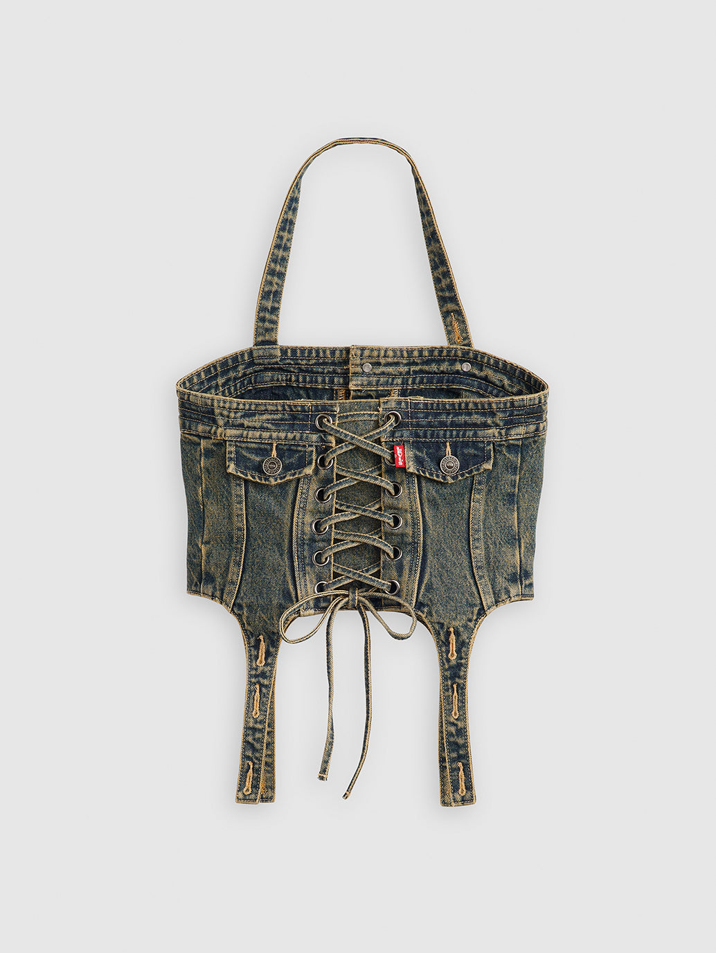 Levi’s® x ADSB Andersson Bell Denim Corset - Flatlay View
