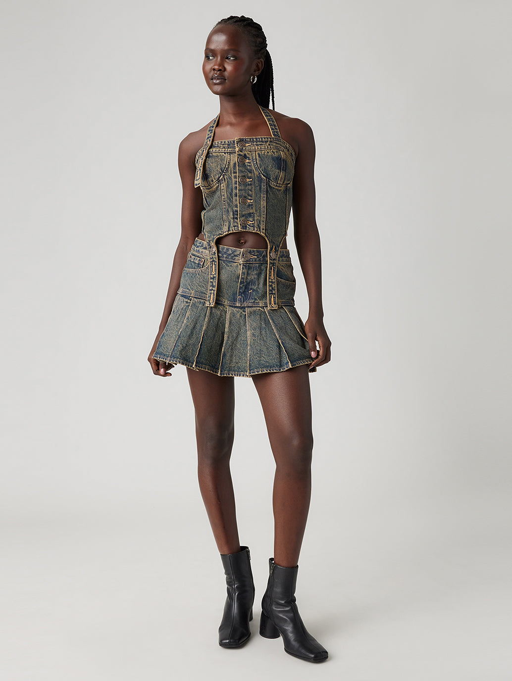 Levi’s® x ADSB Andersson Bell Pleated Skirt - StyleShot View