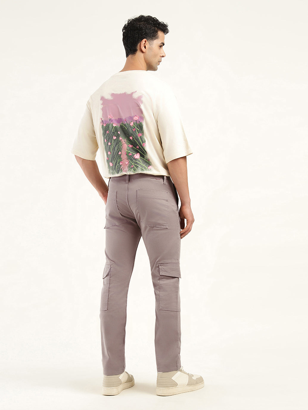 Men's Slim Fit Cargo Trousers - 5a75403e-f8ba-4160-bfa2-1f4fa8a078f8 View