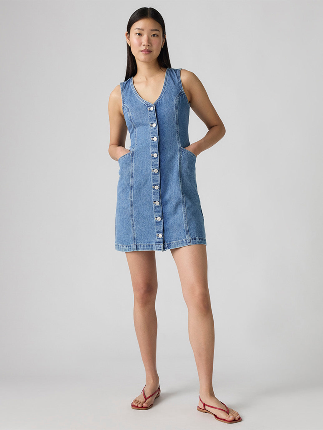 Women's Vianna Vest Denim Dress