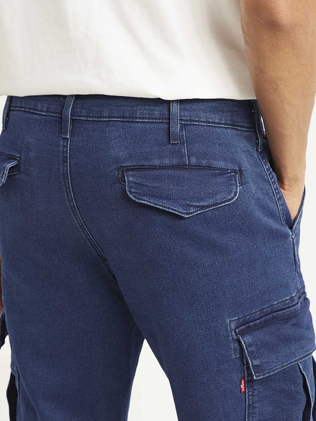 Men's Tapered Dark Blue Utility Cargo Jogger - d7b9af65-dd0e-4f6b-8dfc-ba612de5ef7c View