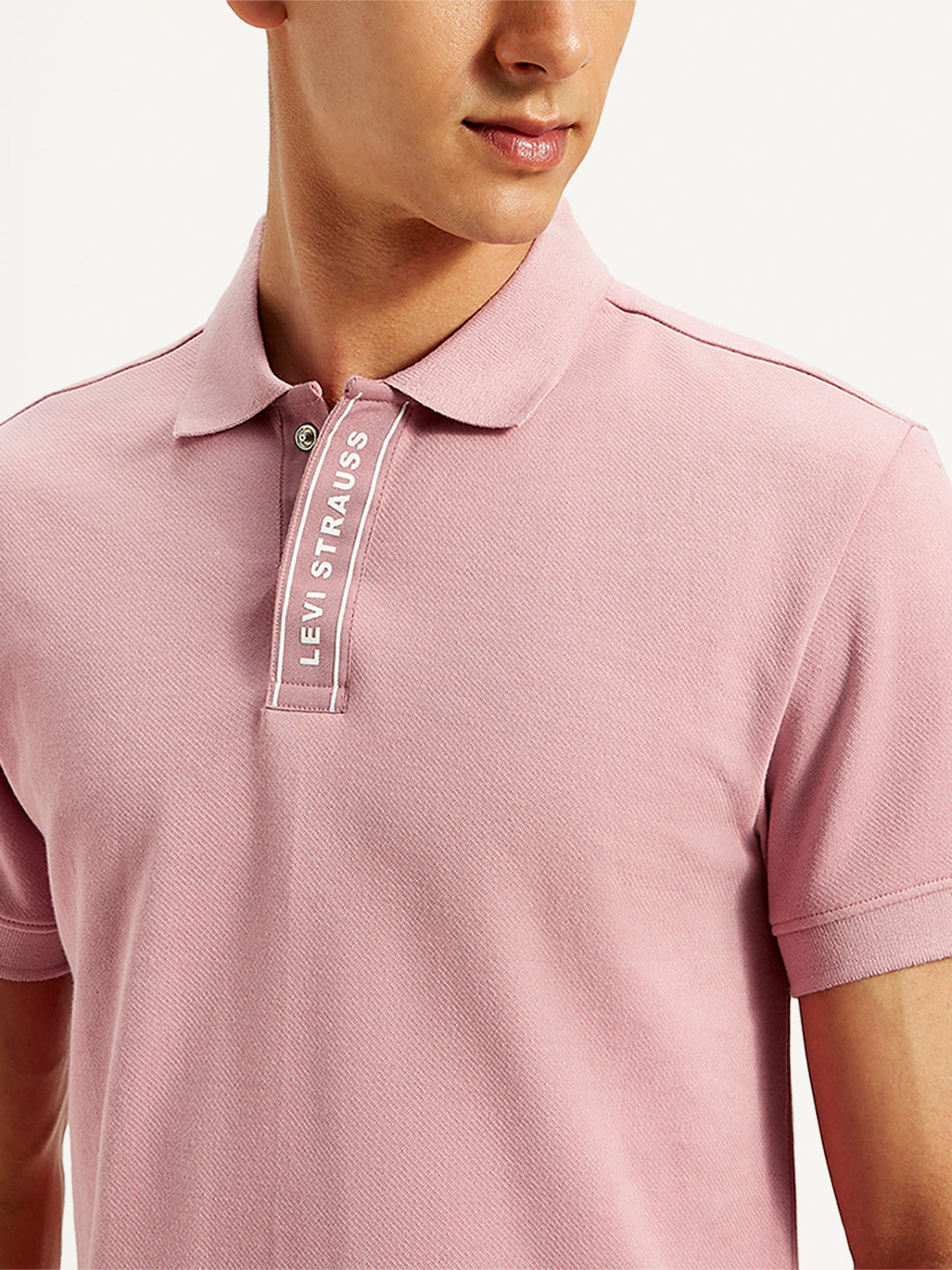Men's Solid Slim Fit Polo T-Shirt - 20 View