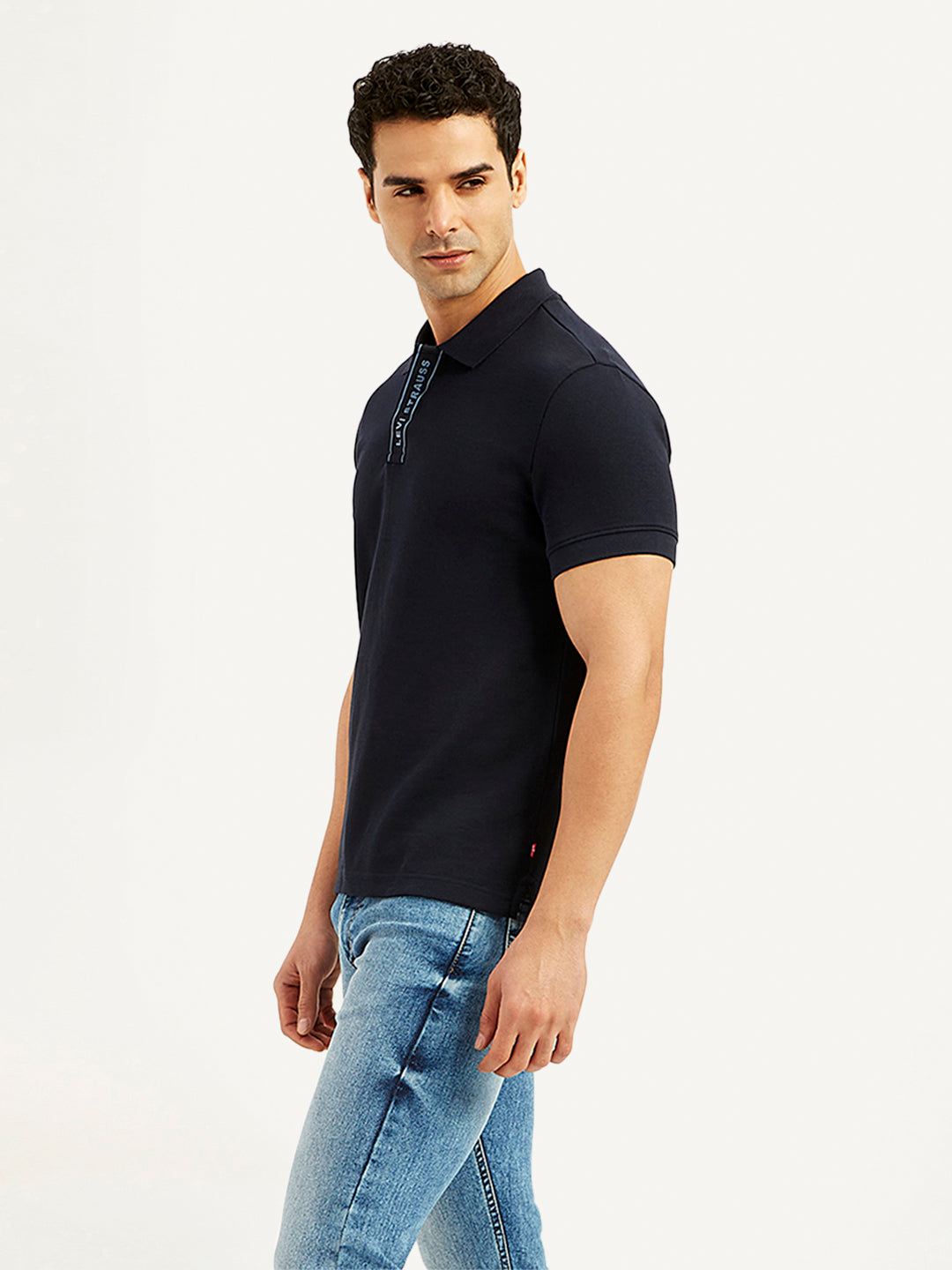 Men's Solid Slim Fit Polo T-Shirt - 20 View