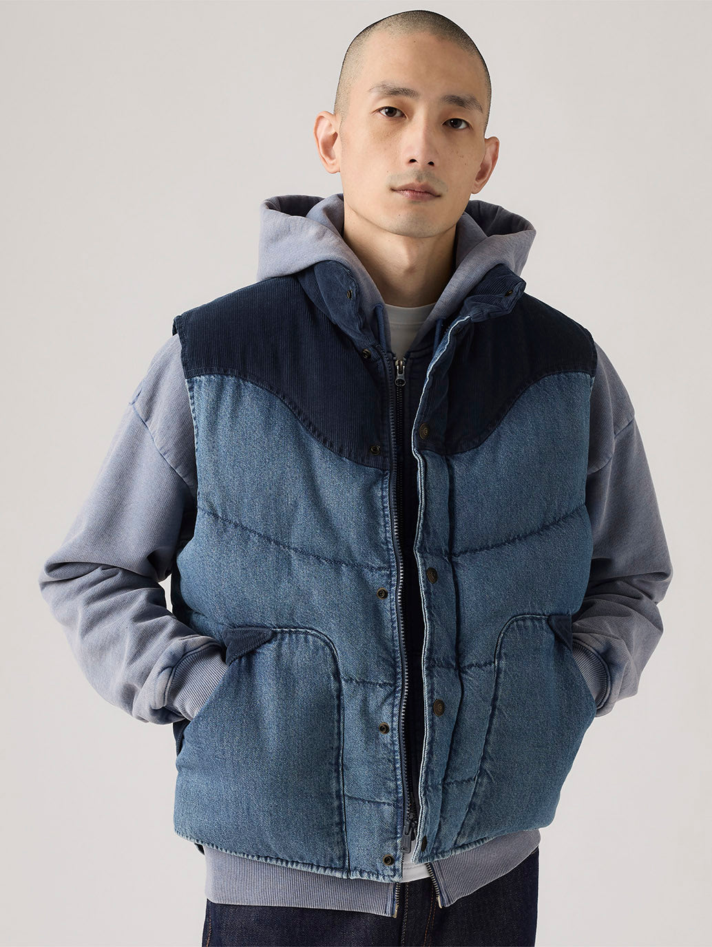 Men Wild West Vest - Styleshot View