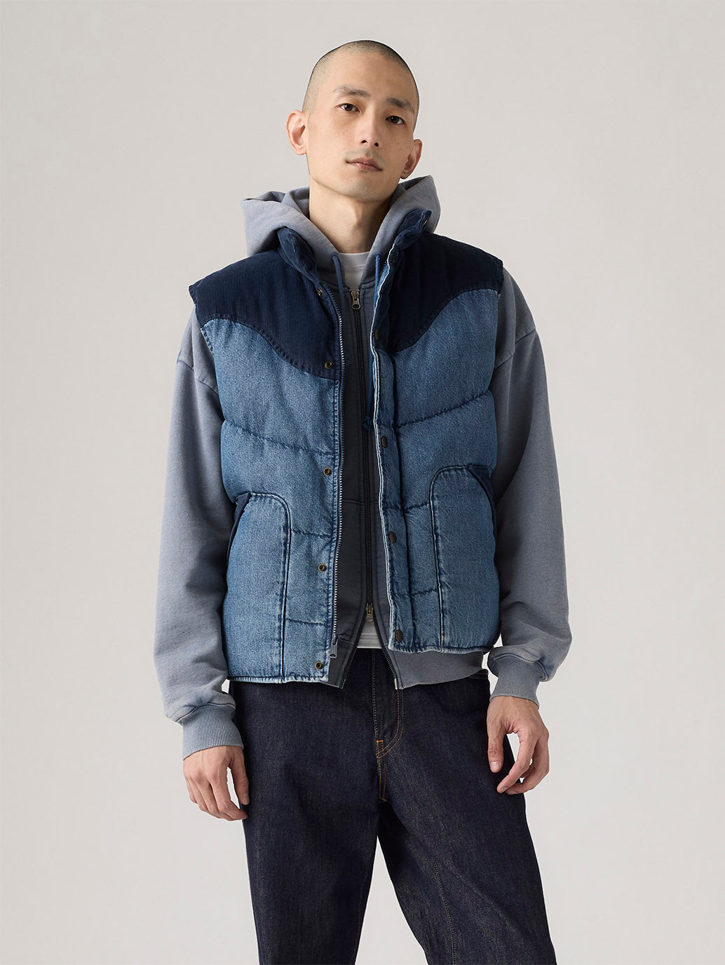 Men Wild West Vest - Front View