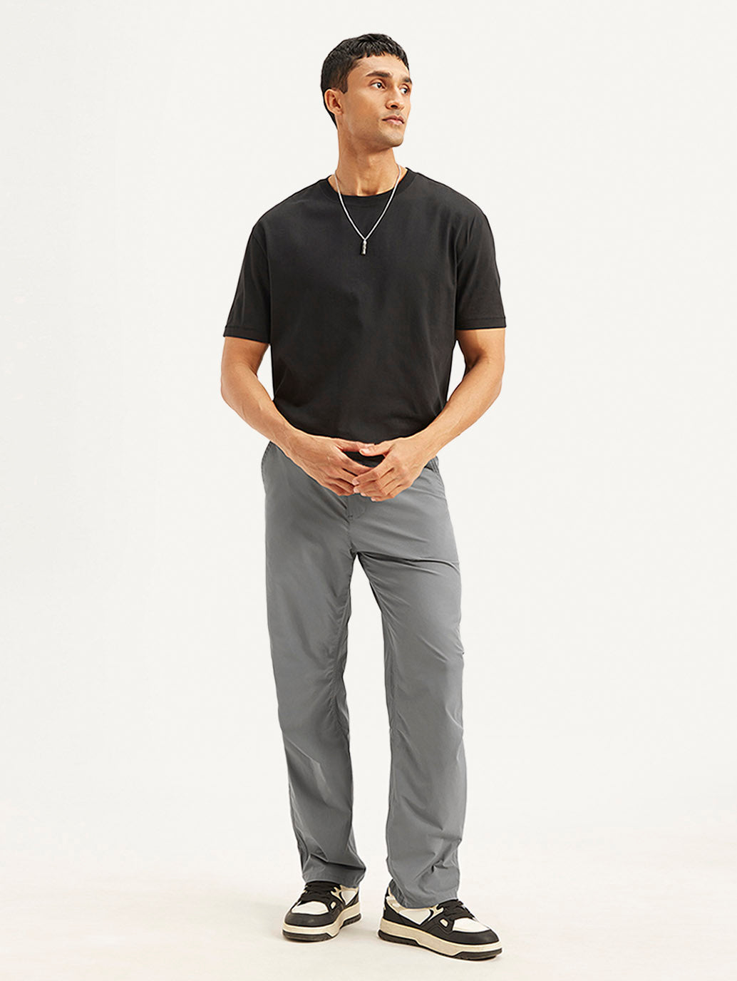 Men's Grey Loose Fit Chino Cargos - 620fe737-170e-4683-a016-22e41cf5ca09 View