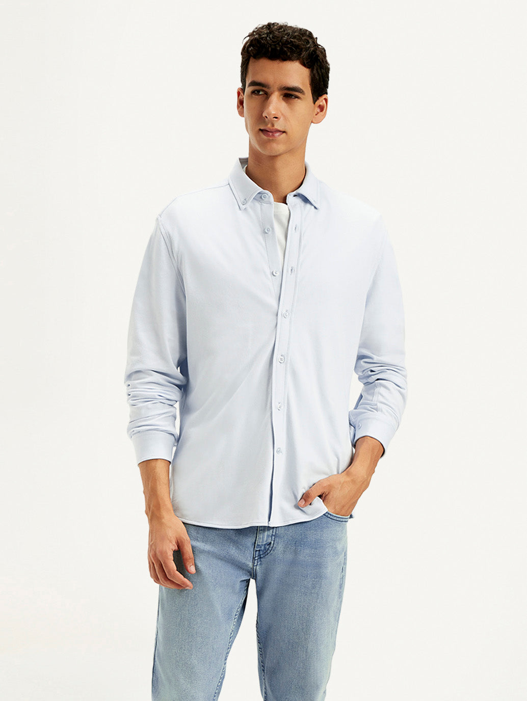 Men's Solid Slim Fit Shirt - b522833d-51c6-48da-8afa-17e130ff6aef View