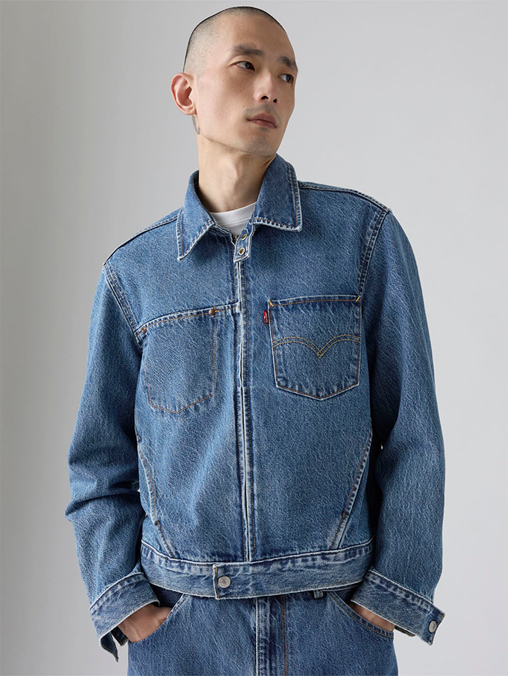Men's Twist Trucker Jacket - Styleshot View