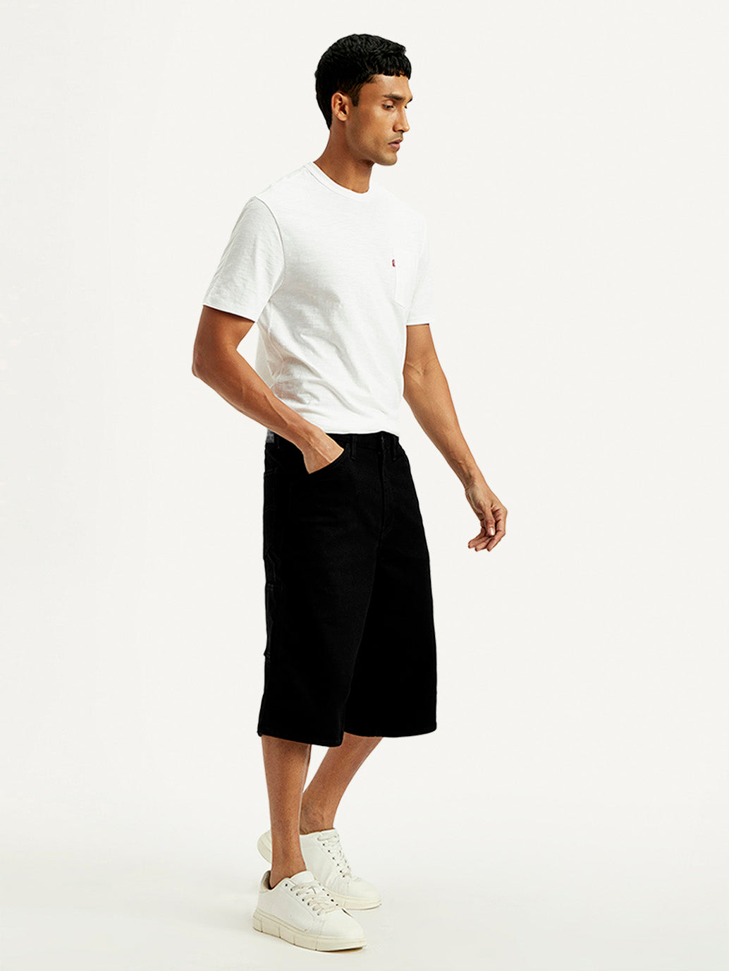 Men's 568 Loose Fit Denim Shorts - Side View