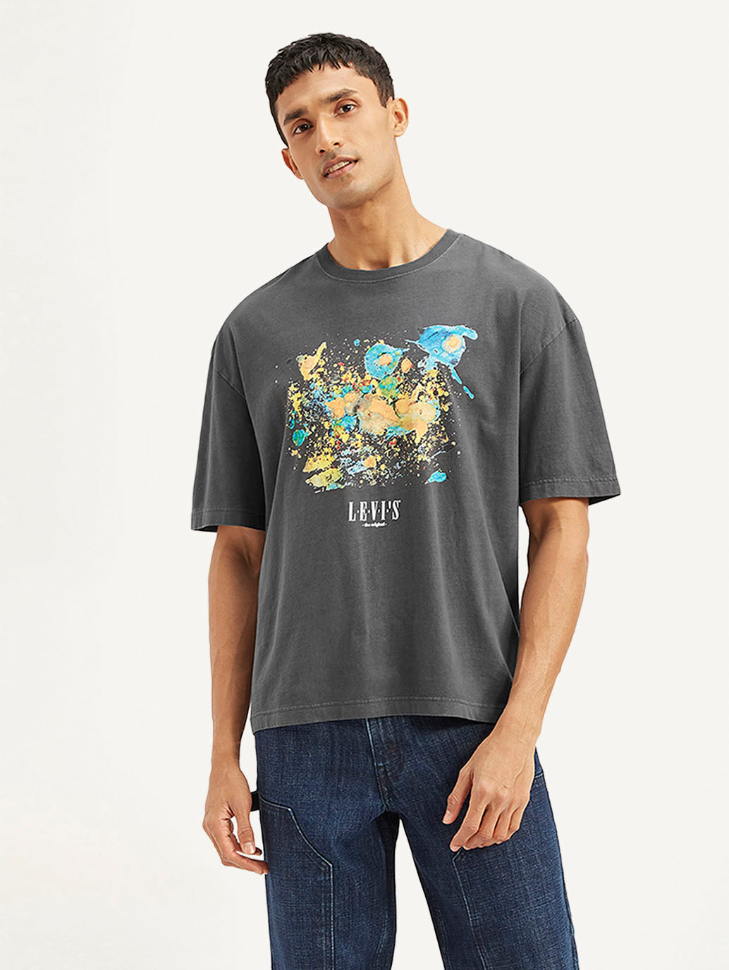 Men's Graphic Print Loose Fit T-shirt - 0977471834686ea7bd24896afce2b58b View