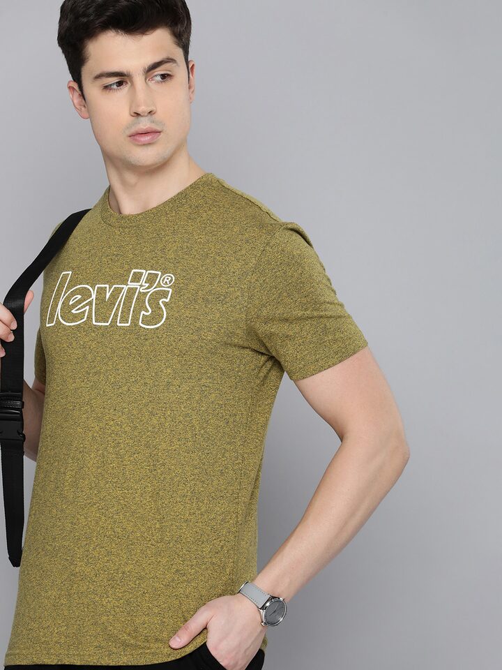 Men's Brand Logo Crew Neck T-Shirt - 111 View