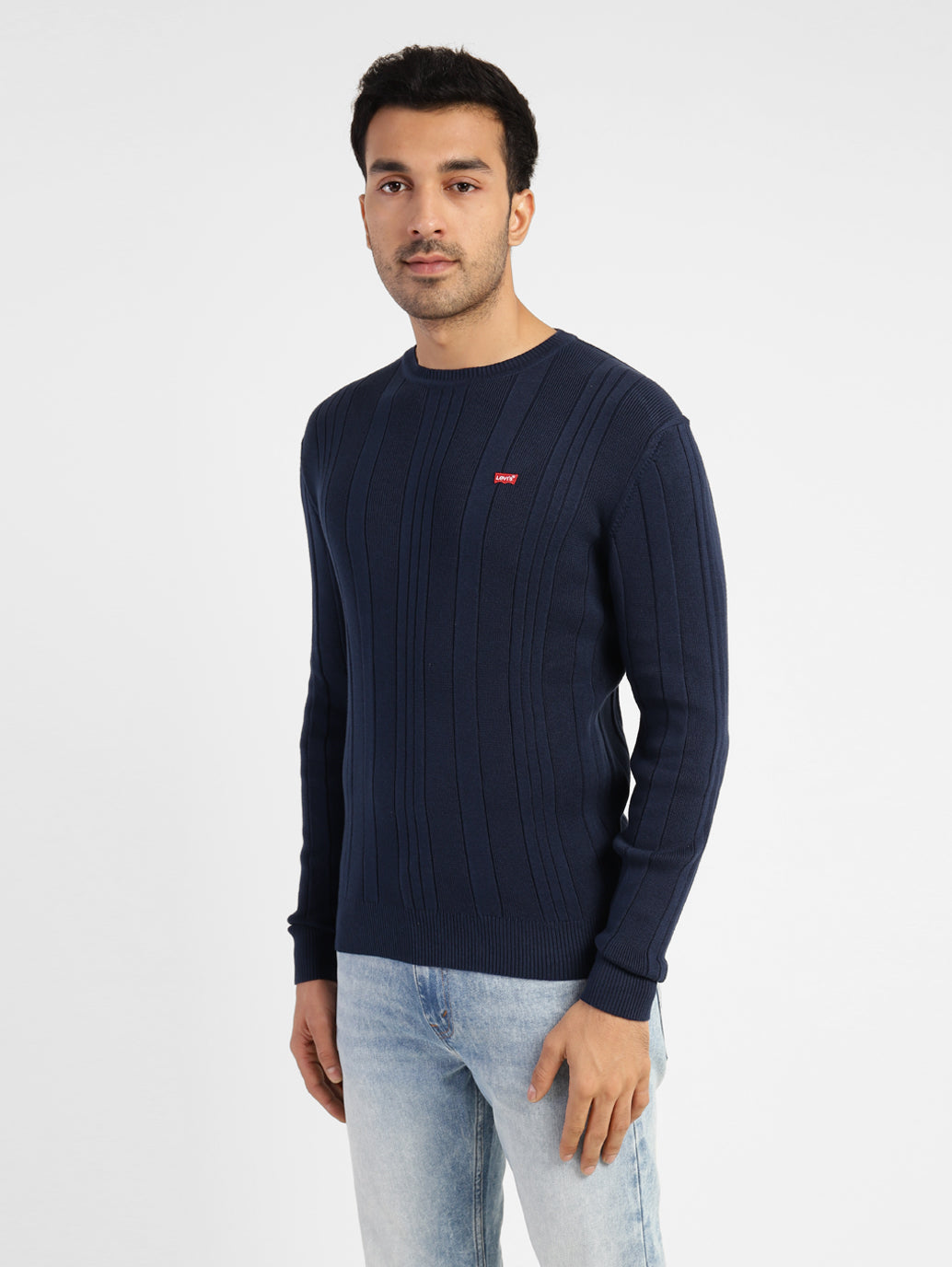 Men's Self Design Round Neck Sweater - ef05d409-14d1-4a1e-baae-30aa4927138e View
