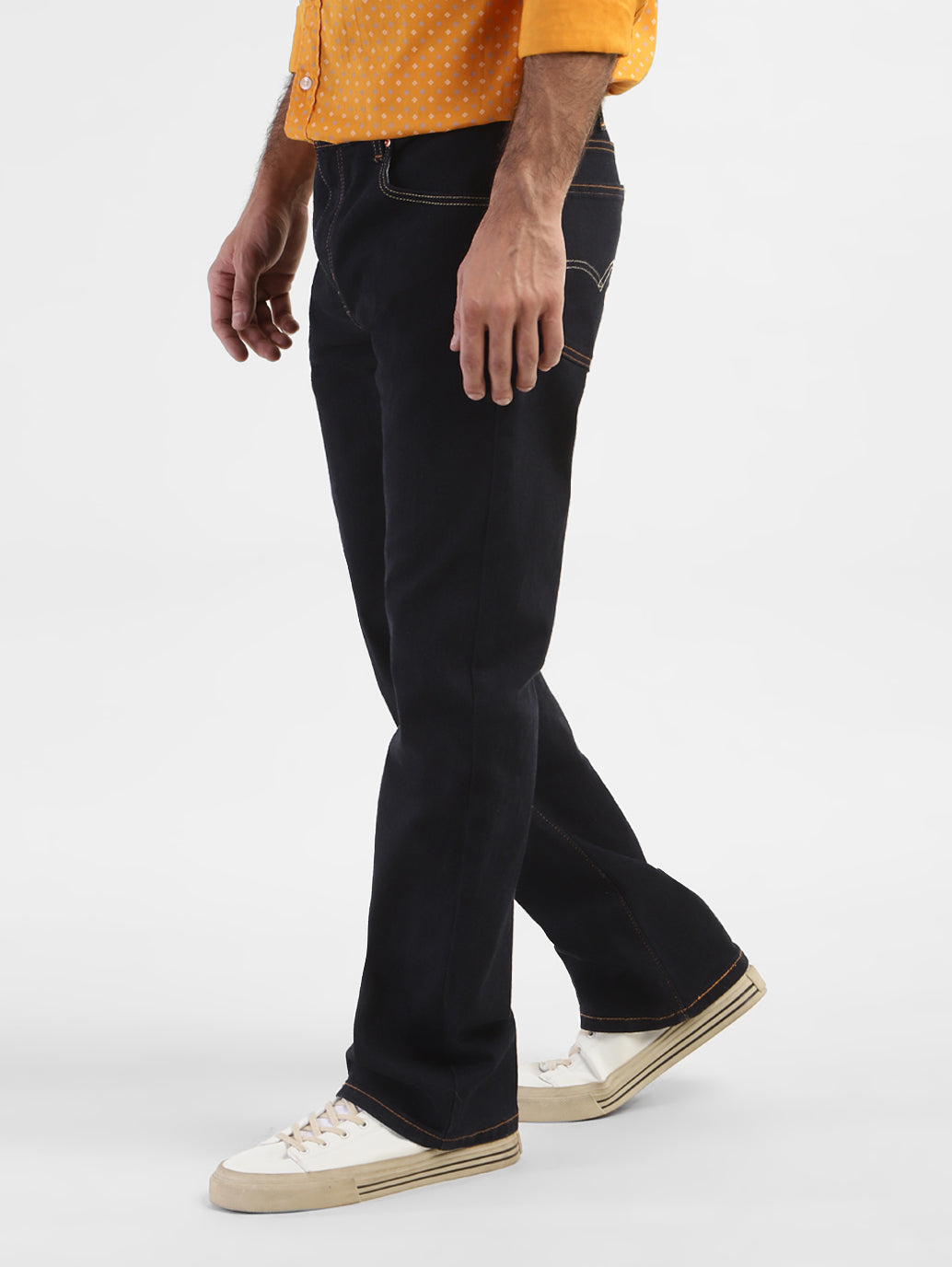 Men's 517 Blue Bootcut Fit Mid Rise Jeans - 185c0e5a-6a60-4b60-bd89-ba96e2c7d49f View