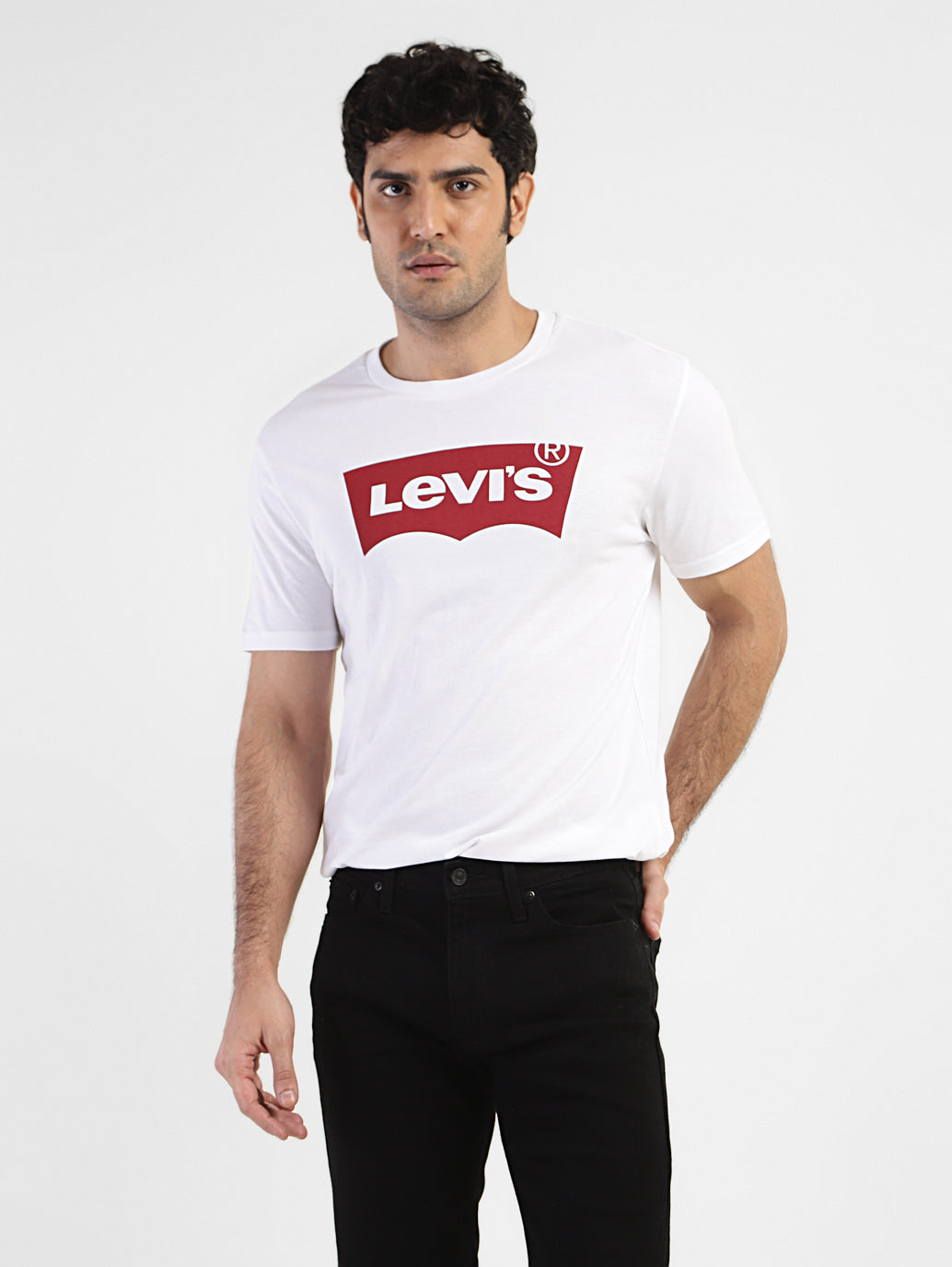 Men's Brand Logo Crew Neck T-shirt - 4a236d21-ec1e-4c0f-8aa0-de2b5619614f View