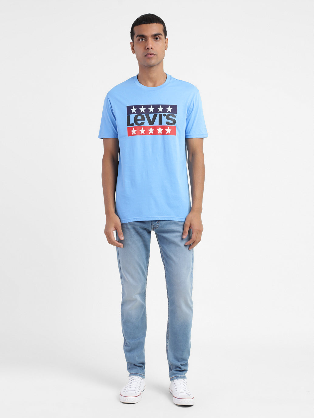 Men's Graphic Print Crew Neck T-shirt - 02ec3452-2bf7-4f73-a1c2-63b234e1ffc7 View