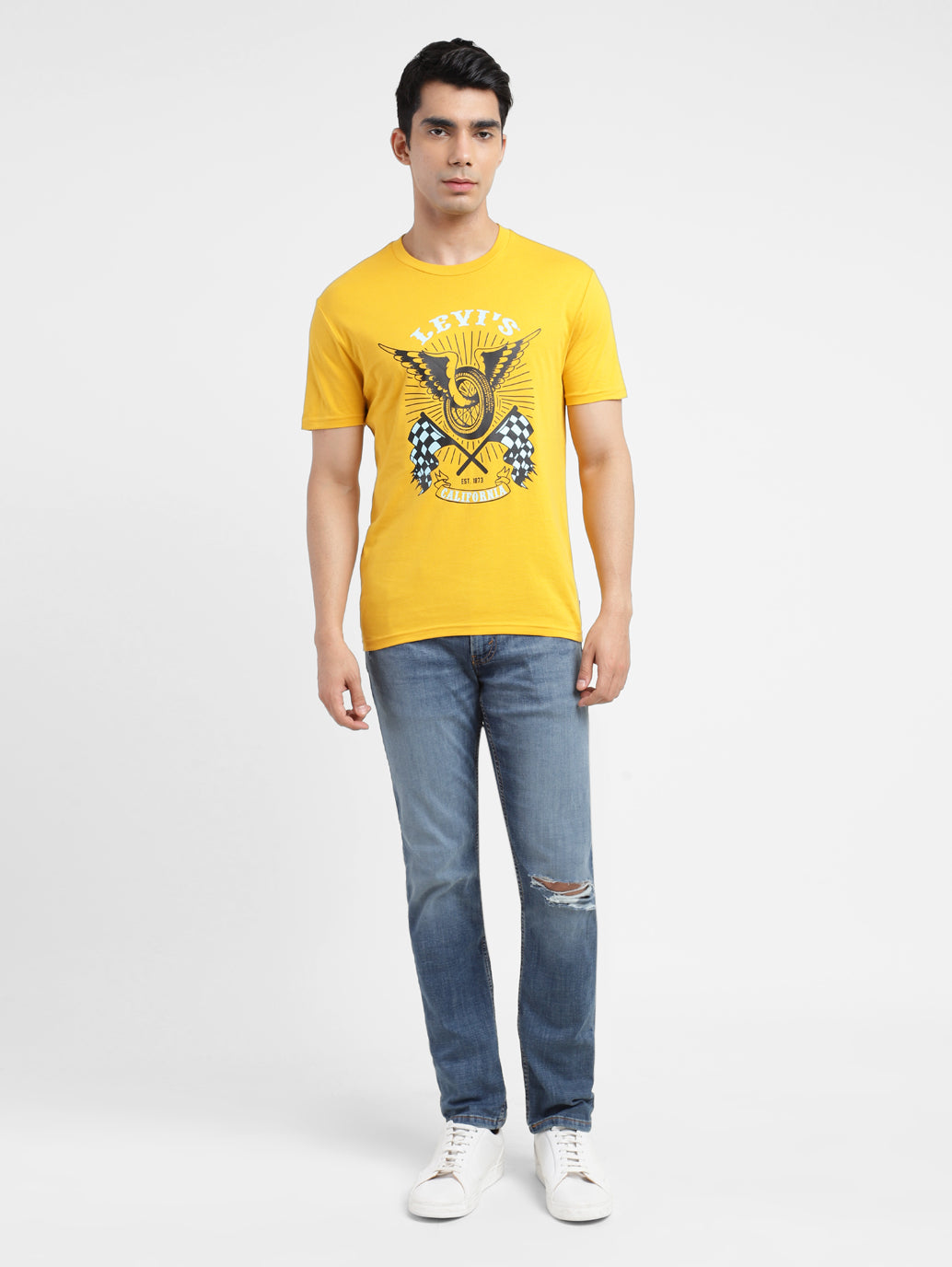Men's Graphic Print Slim Fit T-shirt - c726afdd-3c79-4a39-a938-6054653e9ca9 View