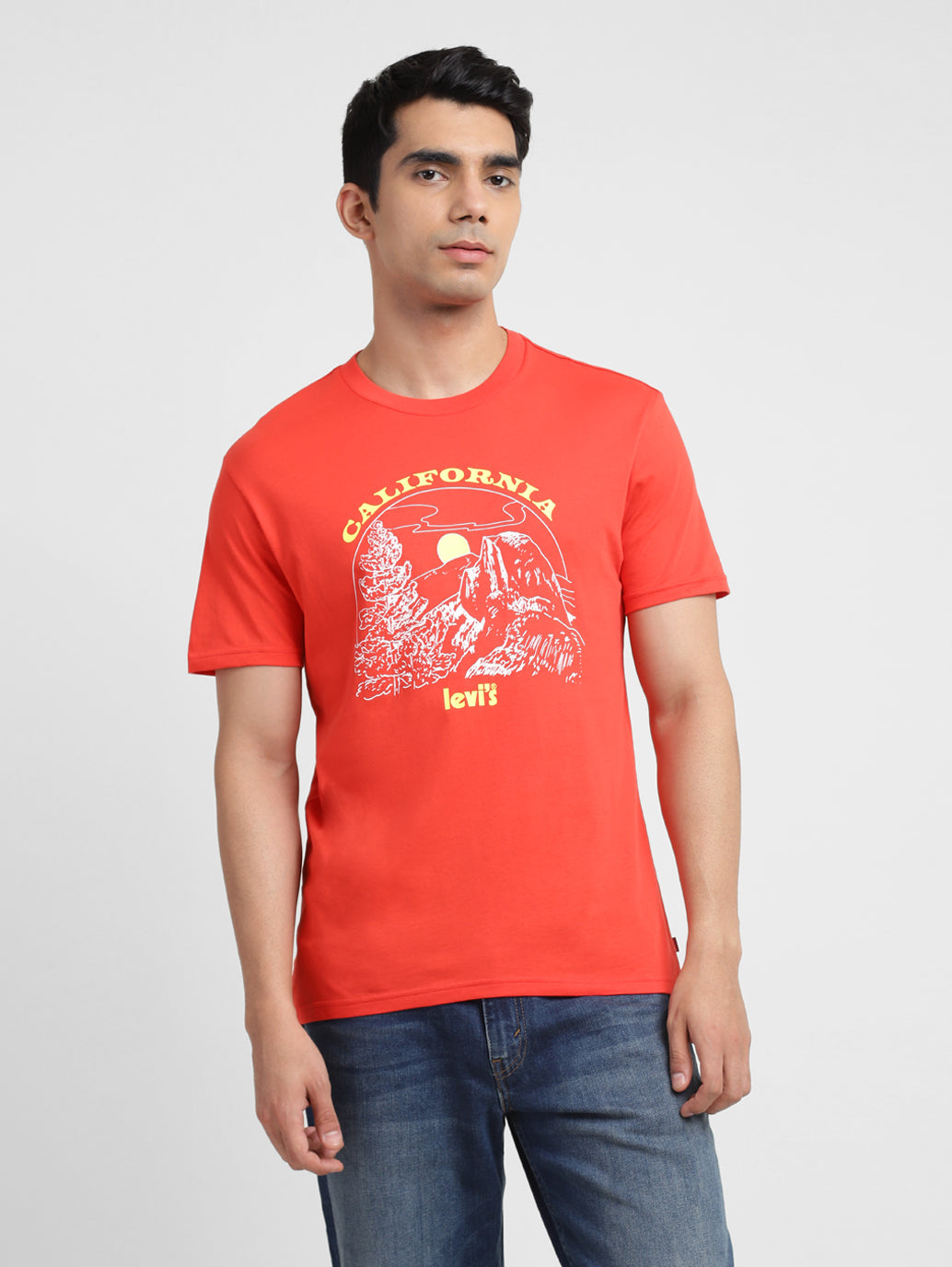 Men's Graphic Print Regular Fit T-shirt - 6e6fe24c-736a-465f-ae2a-2295f9bf2838 View