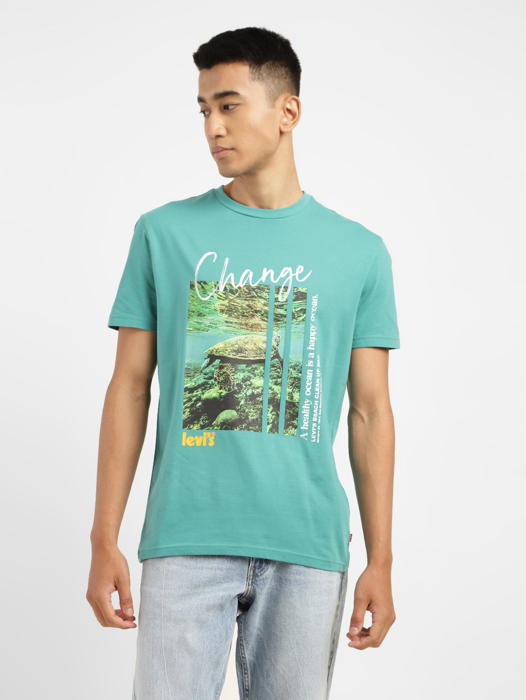 Men's Graphic Print Crew Neck T-shirt - 59cbe64d-e1de-46cf-8a5d-239989cd5c9c View