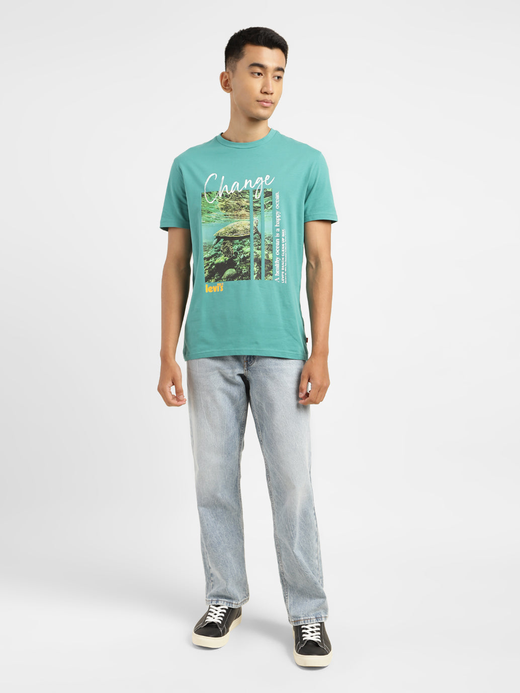 Men's Graphic Print Crew Neck T-shirt - f23fc305-4b7b-48d3-9e77-30db64d52970 View