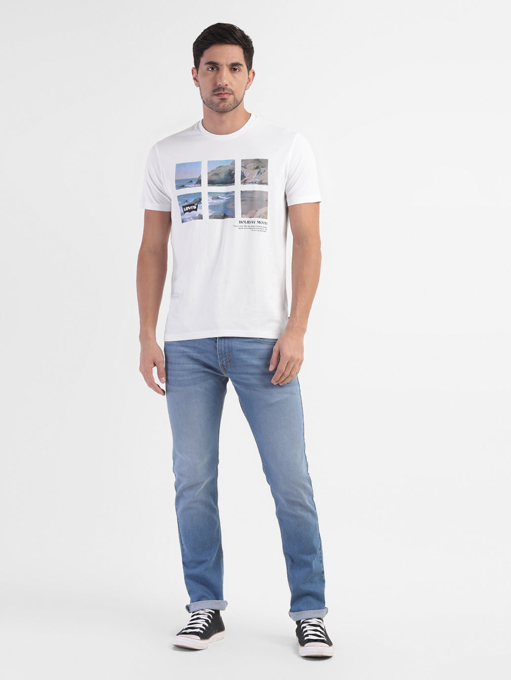 Men's Graphic Slim Fit T-shirt - 515e84c1-6a3f-43b4-b793-a7e3c271ec72 View