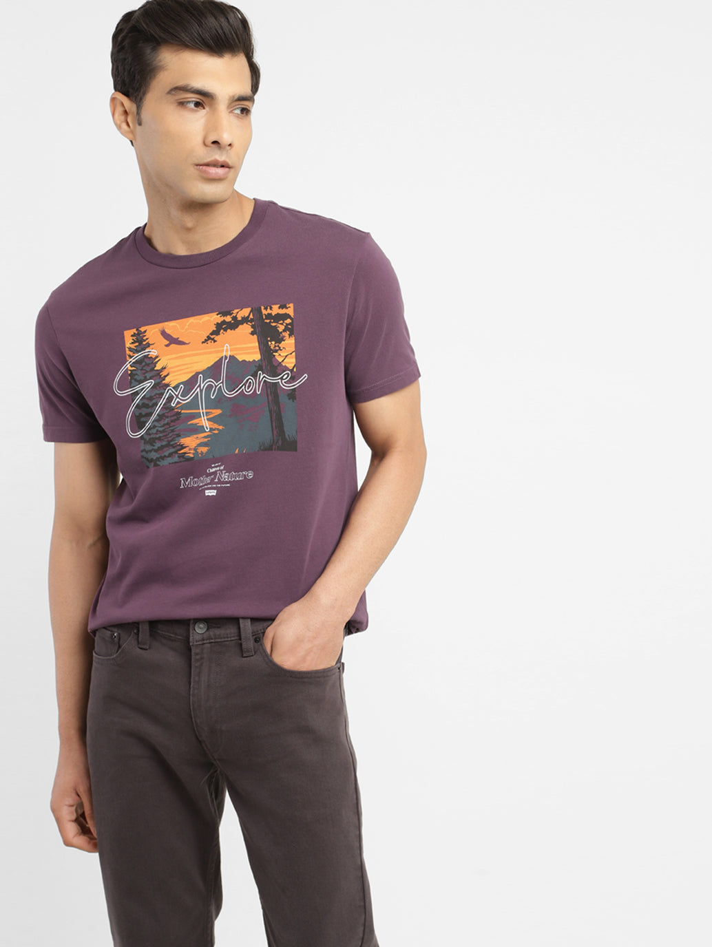 Men's Graphic Crew Neck T-shirt - 2600a98f-ffb5-4db4-896c-98947802d640 View