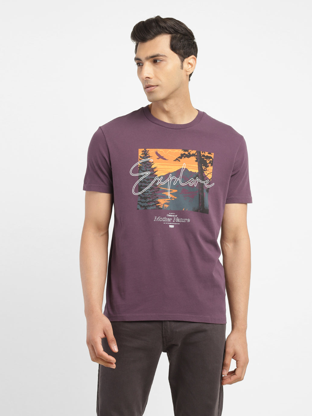 Men's Graphic Crew Neck T-shirt - 36bdef65-1f94-4f8a-be14-975eba7c6d16 View