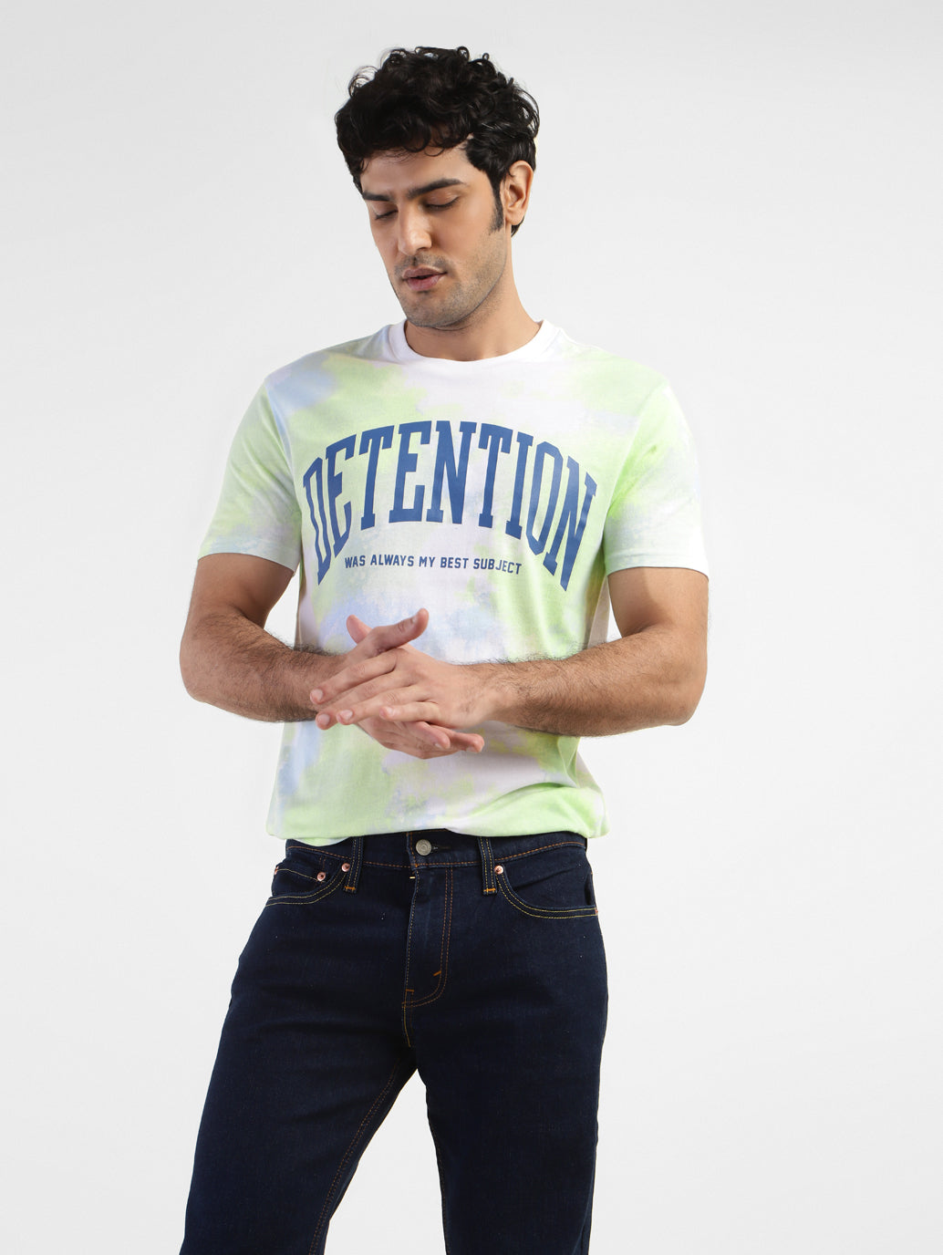 Men's Graphic Print Slim Fit T-shirt - d602c886-7777-494c-b895-af0116852197 View