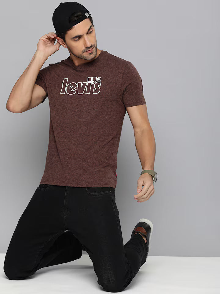 Men's Brand Logo Crew Neck T-Shirt - 1696008971 View