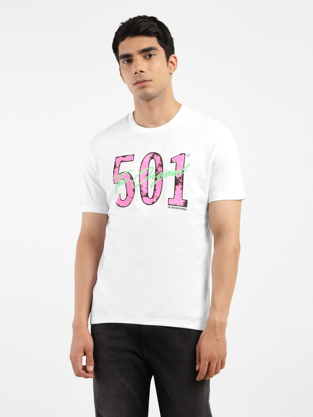 Men's Printed Slim Fit T-shirt - 8a352592-fecd-4253-b68d-eec1a93f34bd View