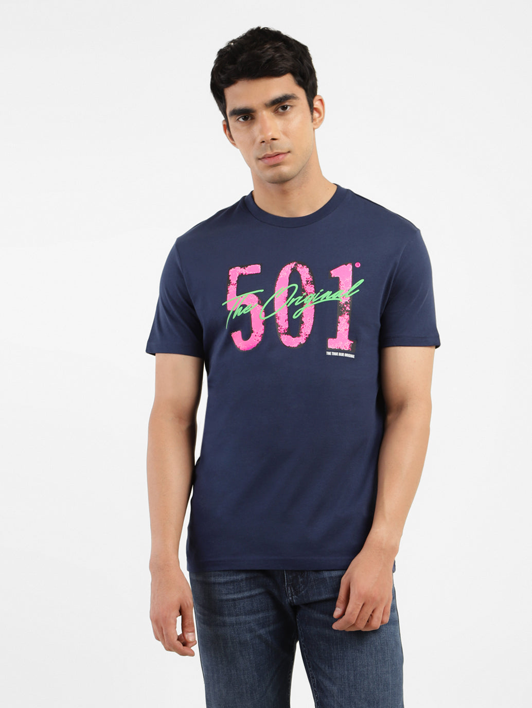 Men's Printed Slim Fit T-shirt - b3975c04-dcab-40e4-aa4a-51d5036273d8 View