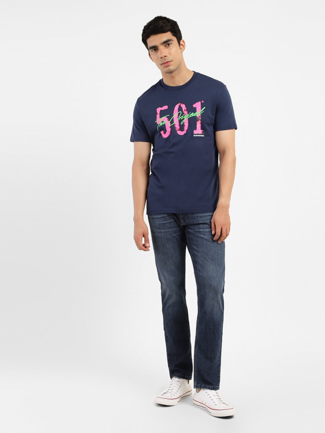 Men's Printed Slim Fit T-shirt - 614f4c2b-8ba5-4e54-8041-135bf7ed2c71 View