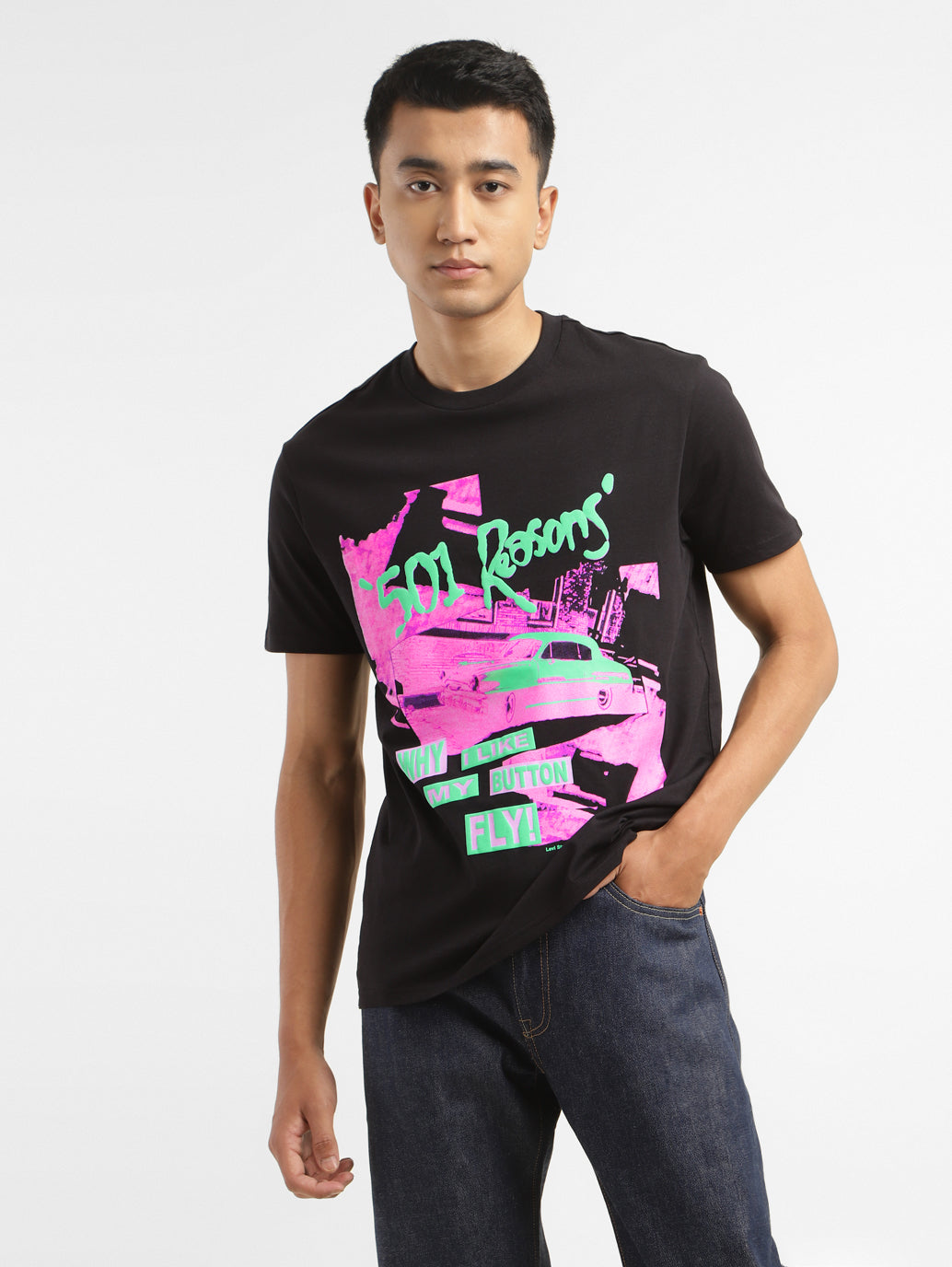 Men's Graphic Print Regular Fit T-shirt - d4649515-180a-4b4e-bf3f-6181a618bfba View