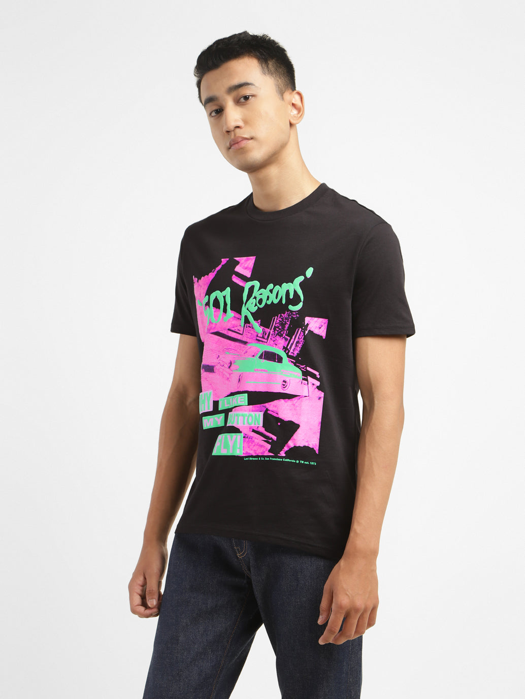 Men's Graphic Print Regular Fit T-shirt - bbb808d6-2aec-4c35-98e3-0d6ec214ddc5 View