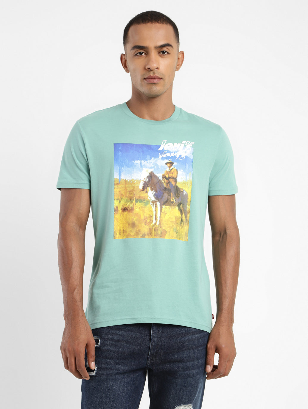 Men's Graphic Printed Regular Fit T-shirt - e5f31f1a-e6d7-4db7-b921-eddcb43f5ba2 View