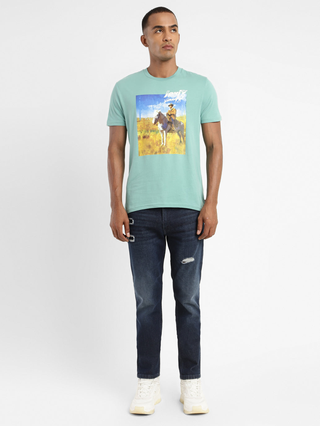 Men's Graphic Printed Regular Fit T-shirt - 0d6fc13d-28d3-478a-a7d0-8e991a9a19d4 View