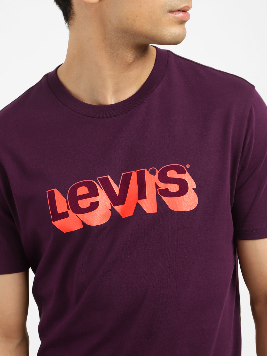 Men's Brand Logo Crew Neck T-shirt - 8842421d-e27a-434c-8ca6-78296ae31eb6 View