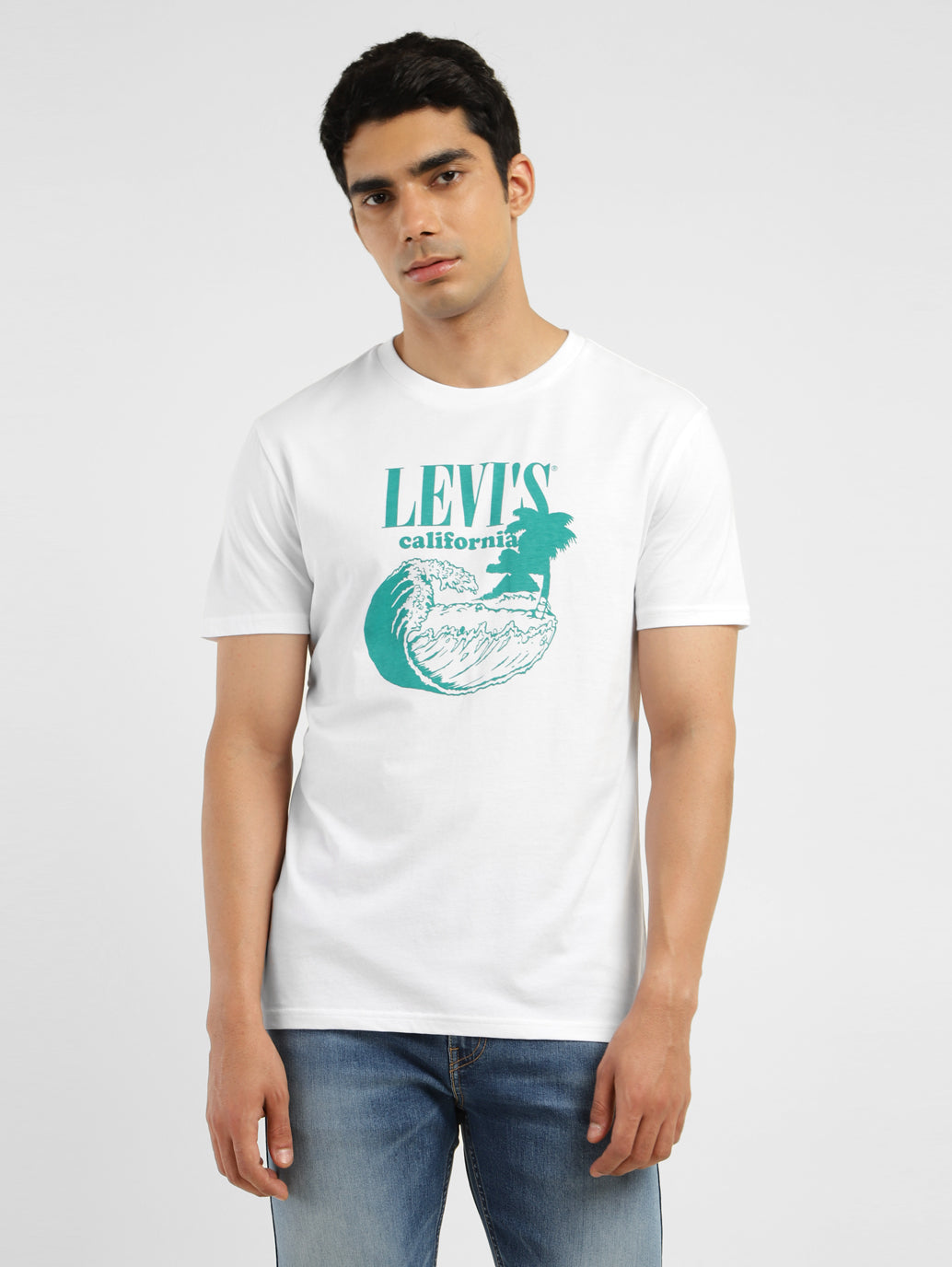 Men's Brand Logo Crew Neck T-shirt - 6c6d0532-4c28-46c9-a61a-88d3a0bb9184 View