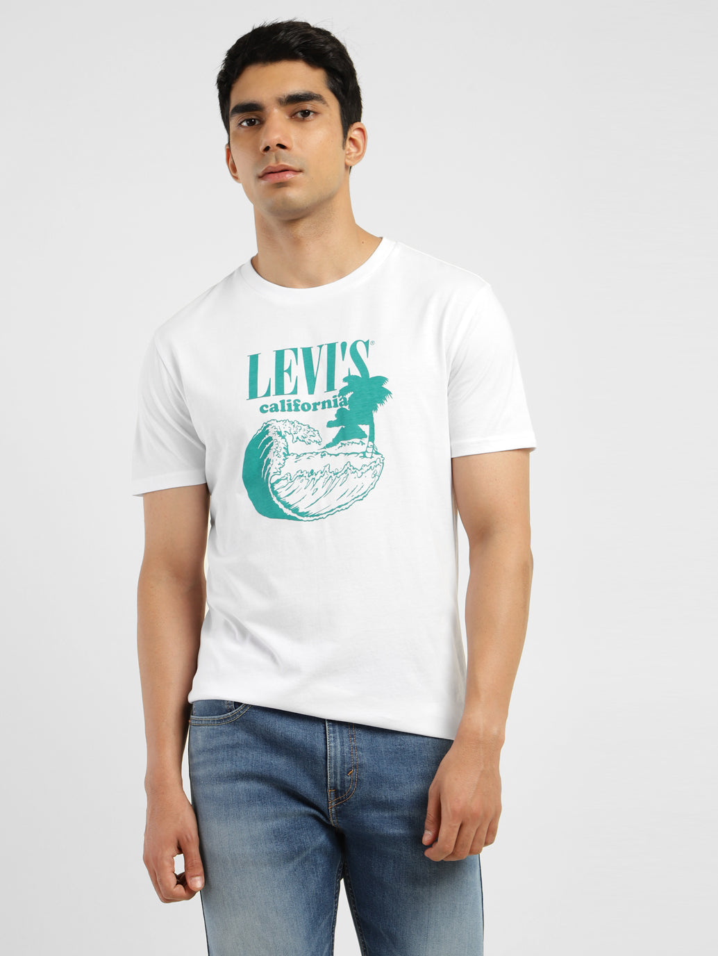 Men's Brand Logo Crew Neck T-shirt - ecd50948-f2a2-4cec-8ca0-aba8da0a7b3b View