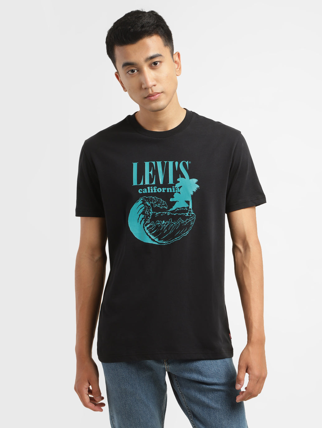 Men's Brand Logo Crew Neck T-shirt - 74831b64-67cd-4c2a-a87d-00d06b0fee57 View