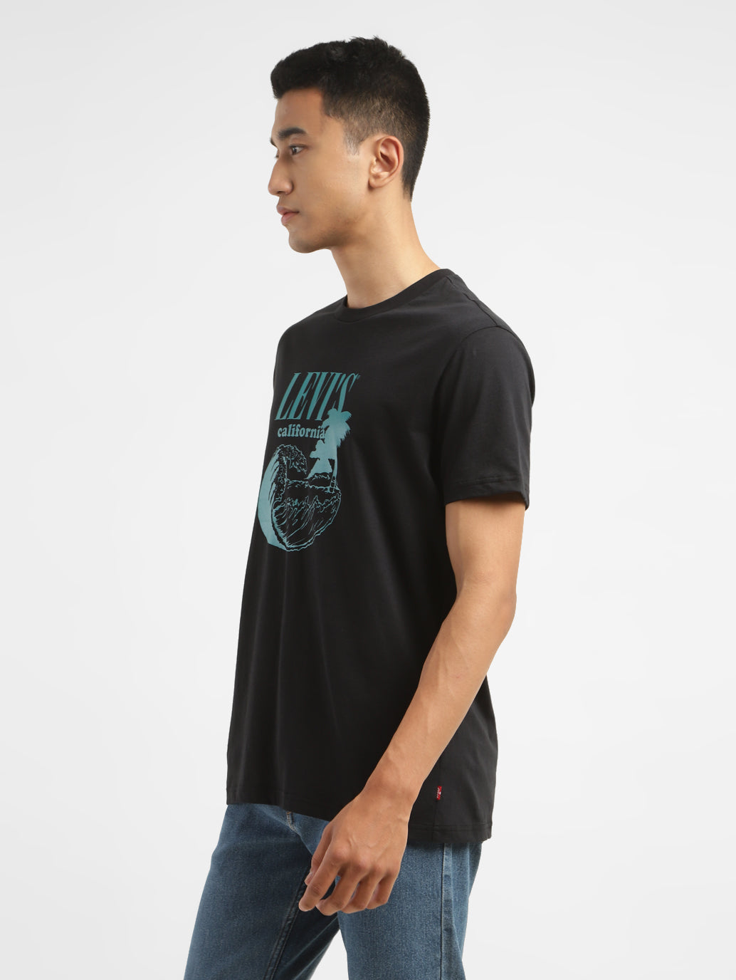 Men's Brand Logo Crew Neck T-shirt - 44988f4f-df8c-495b-85b8-cb0c8a9b7d20 View
