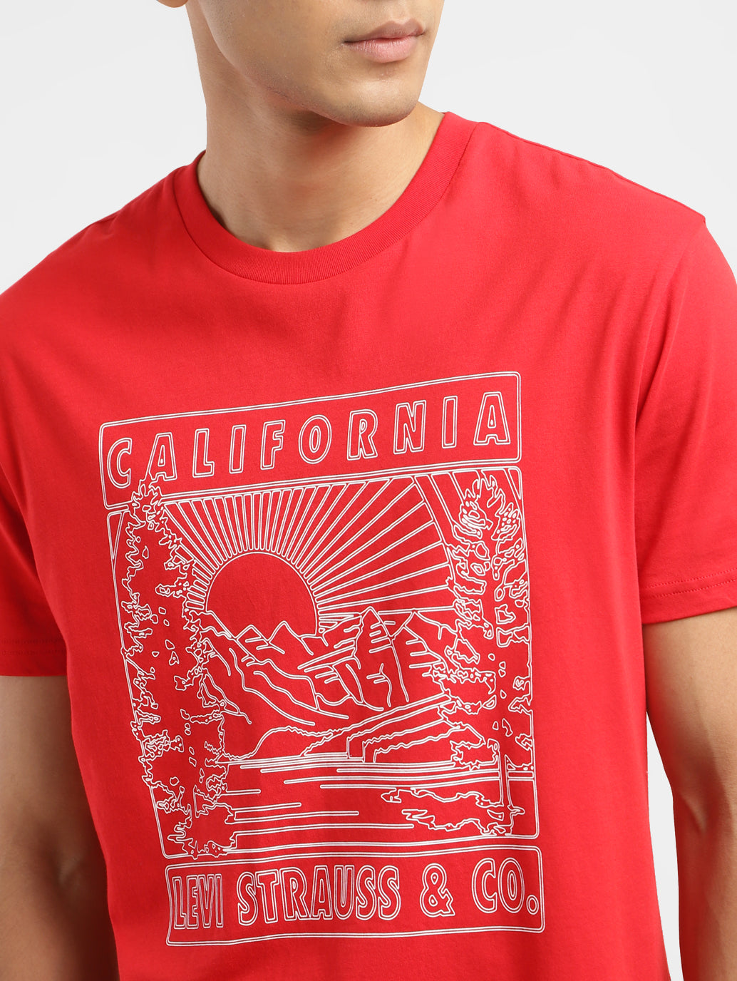Men's Graphic Print Crew Neck T-shirt - 465823a2-8740-4ac0-bebd-3a593d6d33f8 View