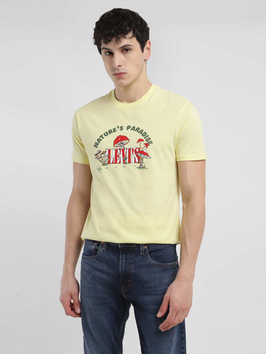 Men's Graphic Print Crew Neck T-shirt - 22d26d27-6f86-4914-9d2b-35c49b8002a5 View