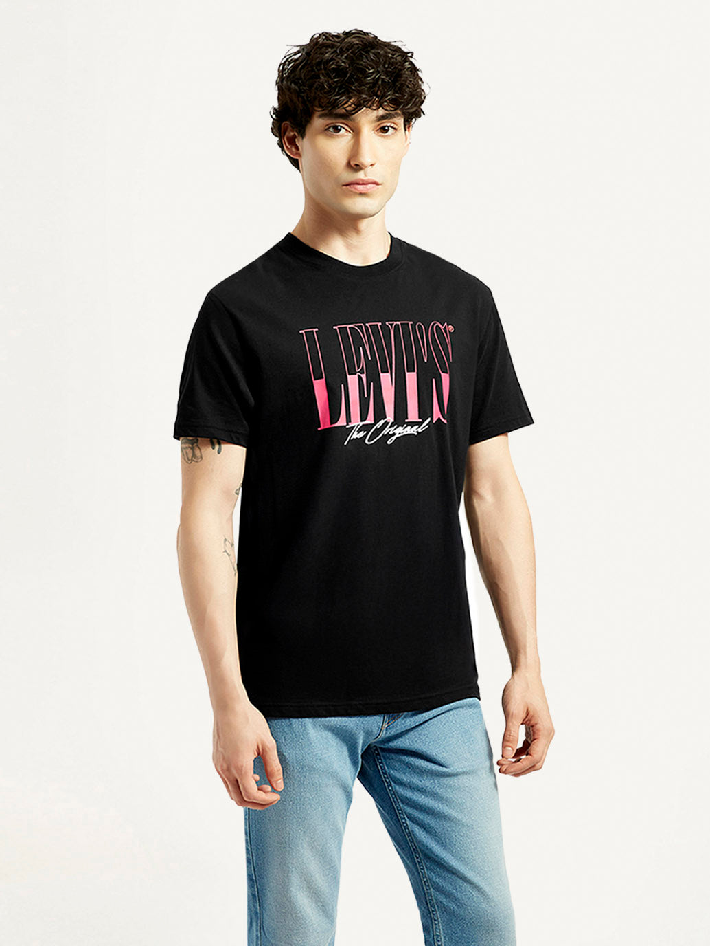 Men's Graphic Slim Fit T-Shirt - Side View