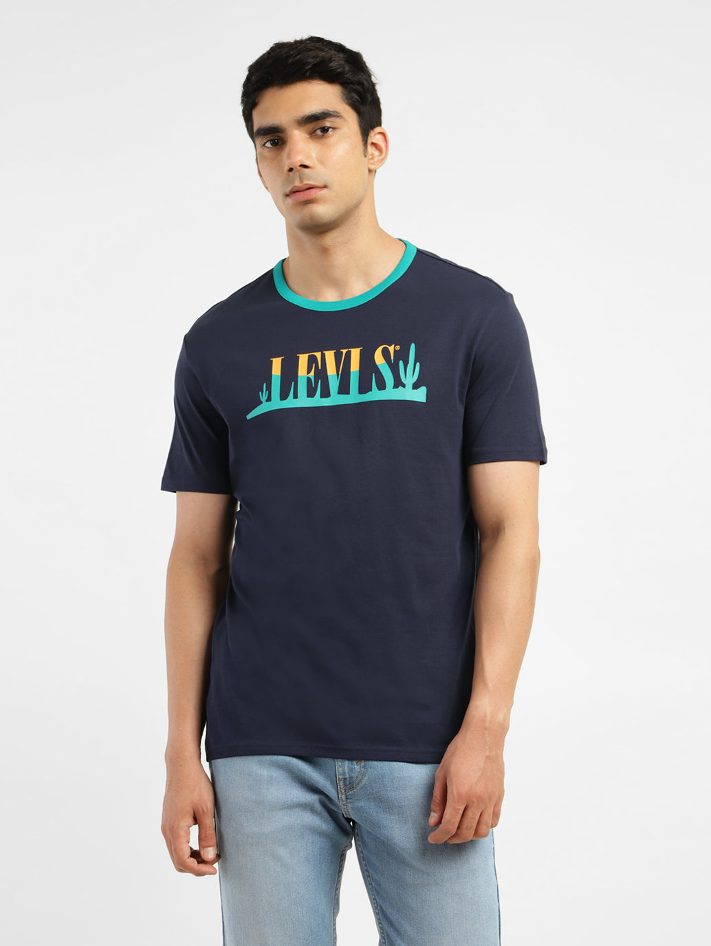 Men's Brand Logo Slim Fit T-shirt - 59059394-9269-45f6-8568-e87f17014333 View
