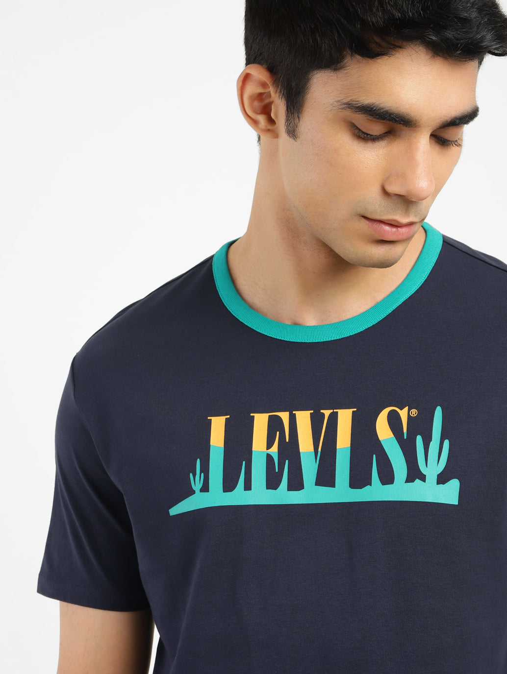 Men's Brand Logo Slim Fit T-shirt - 71bb8158-388c-427f-854a-407761695acf View