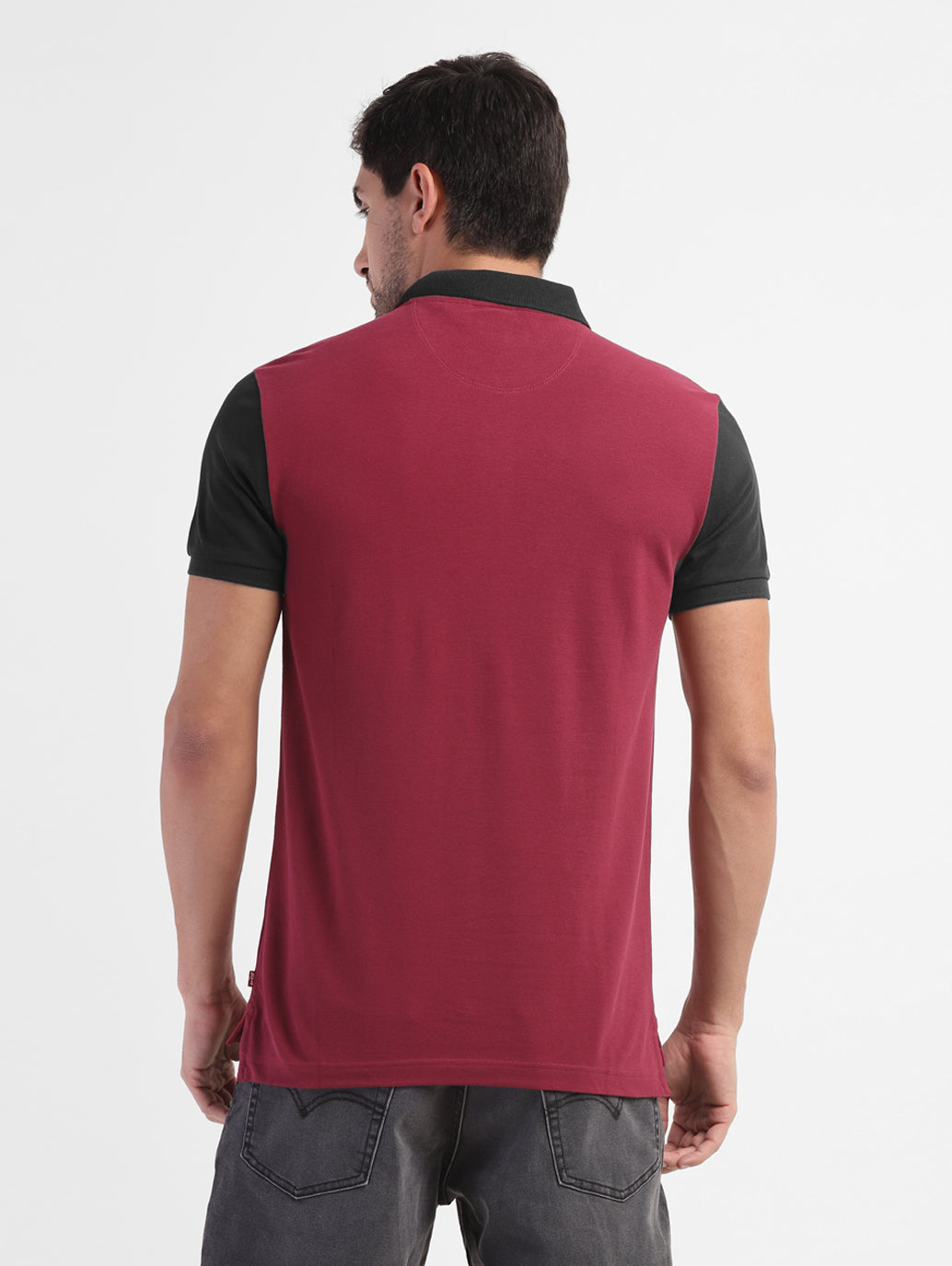 Men's Colorblock Polo T-shirt - dd431851-a32a-4360-b8a9-ffb5d5590a0b View