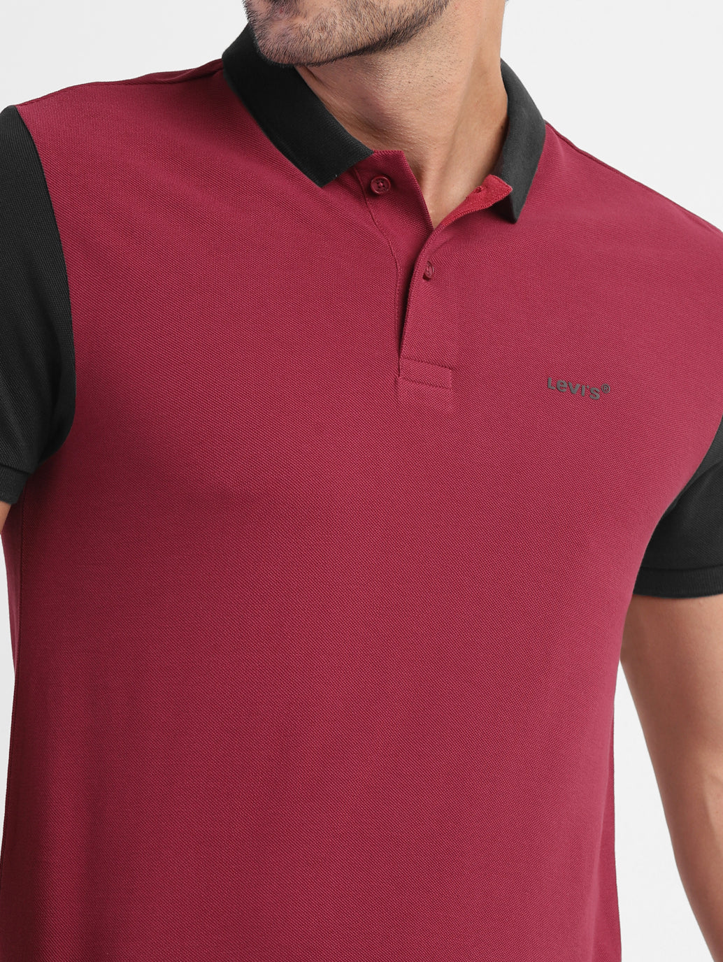 Men's Colorblock Polo T-shirt - aadeb4ec-0ece-461a-92df-26e7b44c792e View