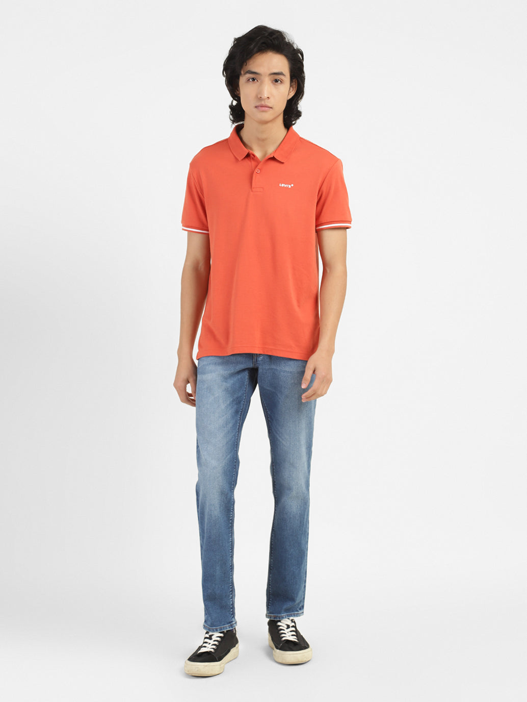 Men's Solid Polo T-shirt - 26dfe151-18d0-44d8-9d36-f3b403acbb4a View