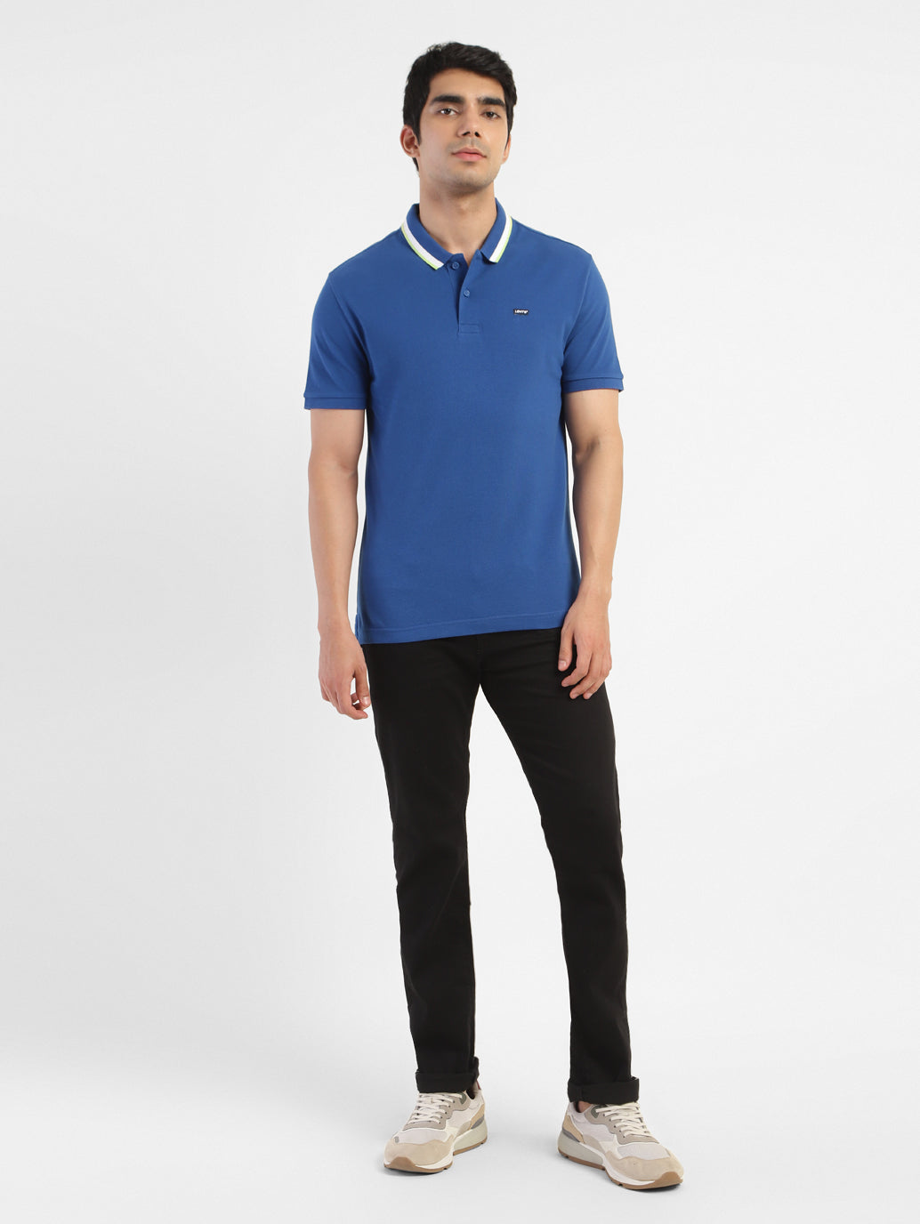 Men's Solid Polo T-shirt - 5080141f-af68-44b7-9d00-d714ee834334 View
